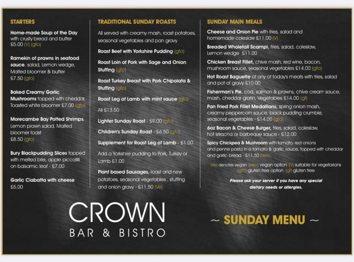 The Crown Hotel Morecambe Exterior photo