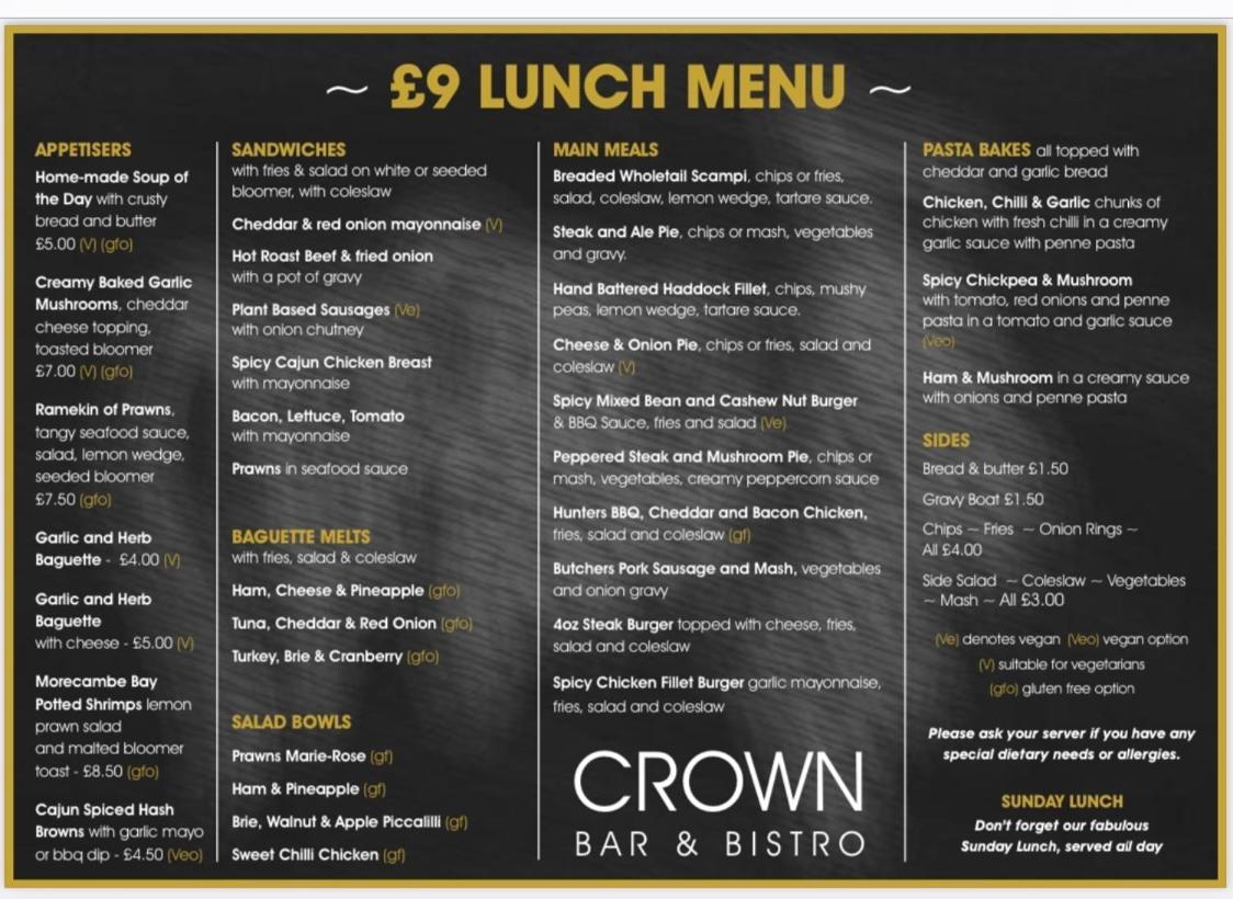 The Crown Hotel Morecambe Exterior photo